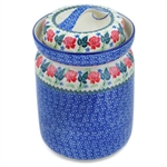 Polish Pottery 3 Liter Pickle Crock. Hand made in Poland and artist initialed.
