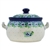 Polish Pottery 11" Soup Tureen. Hand made in Poland and artist initialed.