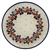 Polish Pottery 6" Bread & Butter Plate. Hand made in Poland and artist initialed.