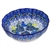 Polish Pottery 4.5" Fluted Bowl. Hand made in Poland. Pattern U5134 designed by Maria Starzyk.