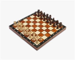 Compact Folding Polish Chess Set