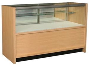 Bold Half Vision Wood Display Cases