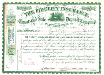 The Fidelity Insurance, Trust, and Safe Deposit Co.