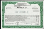 Caesars New Jersey Specimen Certificate