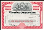 Chrysler Corp. Specimen Stock Certificate