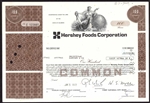 Hershey Foods Corp. Stock Certificate