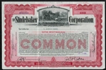 Studebaker Corp Stock Certificate - 1935