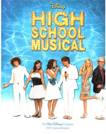 2007 Walt Disney Company Annual Report – High School Musical Cover