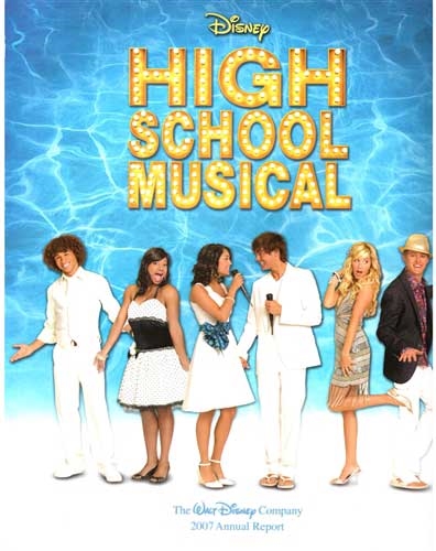 2007 Walt Disney Company Annual Report – High School Musical Cover