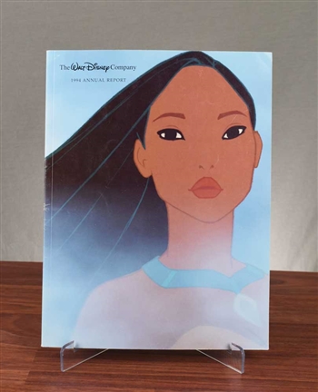 1994 Walt Disney Company Annual Report - Pocahontas Cover