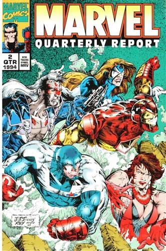 Framed 1994 2nd Quarter Marvel Report – Ironman and Friends