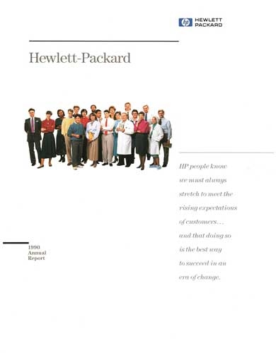1990 Hewlett-Packard Annual Stock Report