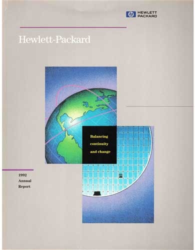 1992 Hewlett-Packard Annual Stock Report