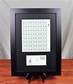 NYSE 200th Bicentennial Anniversary Stamps Framed Display