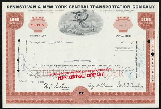 Pennsylvania New York Central Transportation Company