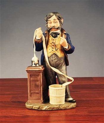 Norman Rockwell's "The Tycoon" by PUCCI - Stock Broker Figurine