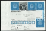 Merrill Lynch, Pierce, Fenner, and Smith, Inc. Stock Certificate