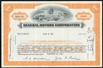 General Motors Corp. Stock Certificate