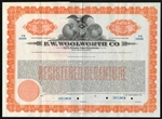 F.W. Woolworth Specimen Note - 1941