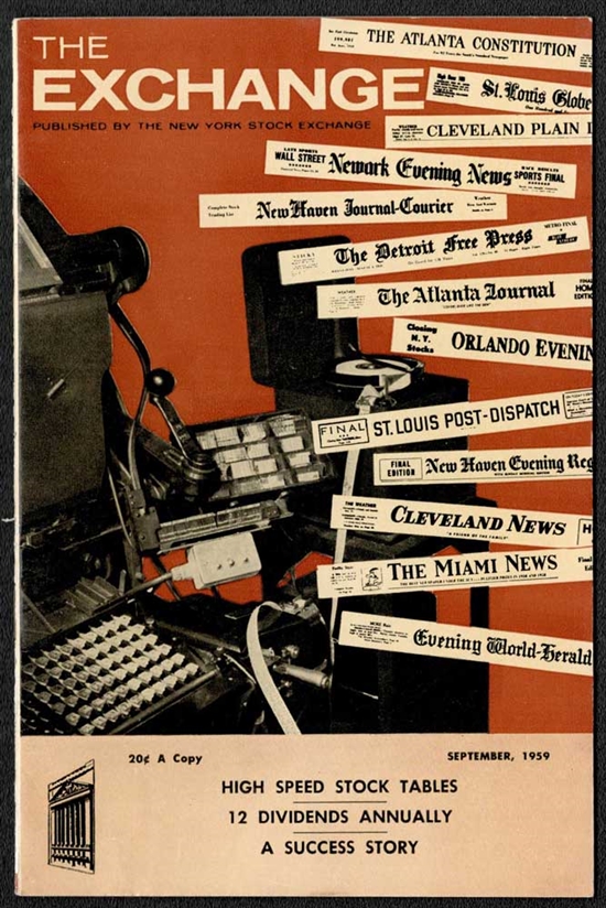 The Exchange Magazine - September 1959