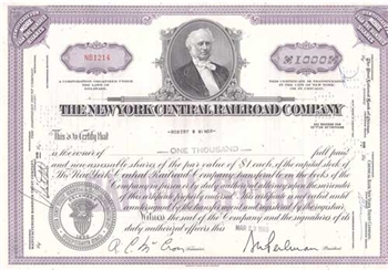 The New York Central Railroad Company Purple