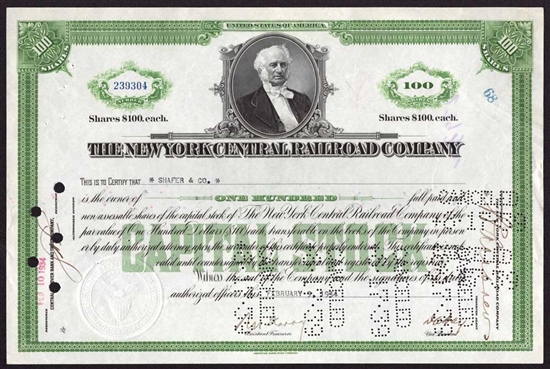 The New York Central Railroad Company Green