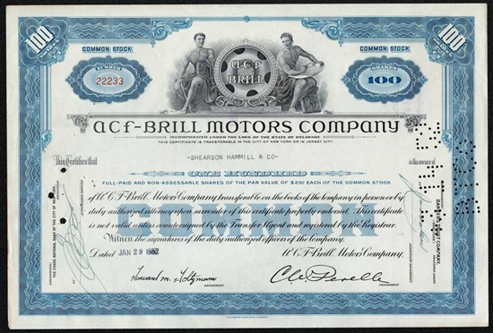 ACF – Brill Motors Company