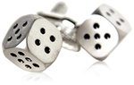 Satin Dice Cufflinks