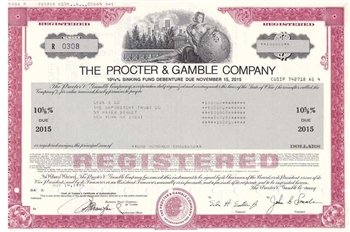 The Procter & Gamble Company Certificate