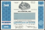 D.R. Horton, Inc. Specimen Stock Certificate