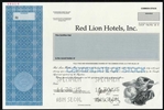 Red Lion Hotels, Inc. Specimen Stock Certificate