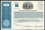 The E.W. Scripps Co. Specimen Stock Certificate