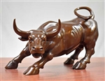 Pure Bronze Bull Sculpture - Bronze Bull Statue