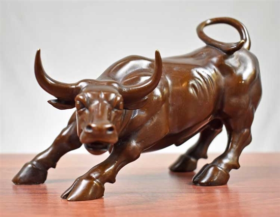 Pure Bronze Bull Sculpture - Bronze Bull Statue