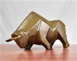 Contemporary Bronze Bull Statue