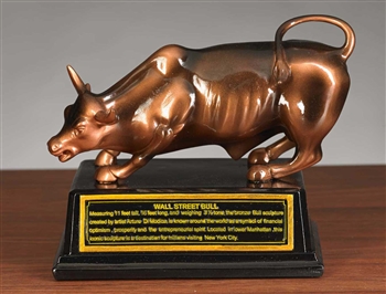 The Wall Street Bull Statue - Free Next Day Engraving