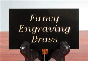 Engraved Brass Plates Up To 4"-8" - Free Shipping