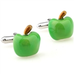 Green Apple Cufflinks