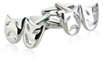 Drama Mask Cufflinks