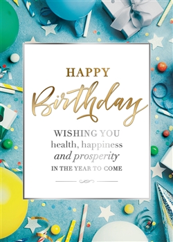 A Year to Celebrate Birthday Card