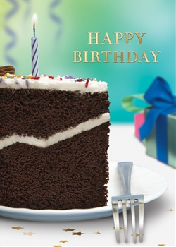 Birthday Cake Graph Card