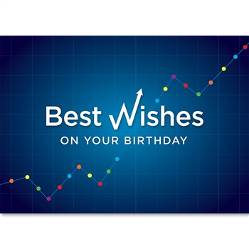 Birthday Wishes Graph Card - Greeting Card