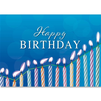 Outperforming Birthday Candle - Greeting Card