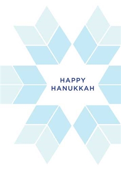Hanukkah Star - Holiday Greeting Card