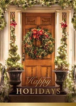 Holiday Door - Holiday Greeting Card