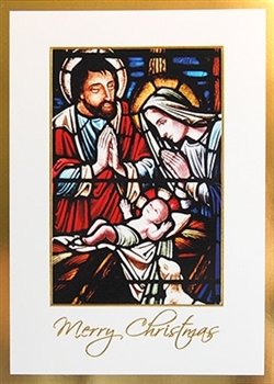 Stained Glass Nativity