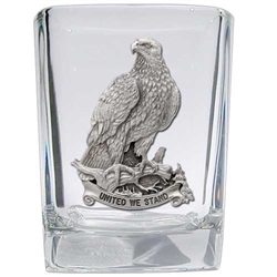 United We Stand - Bald Eagle Shot Glasses - Set of 2  MADE in the USA