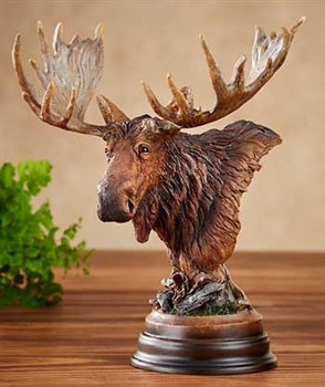 Twig Eater - Moose Sculpture