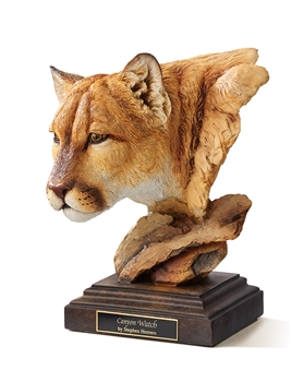 Cougar Sculpture - Canyon Watch
