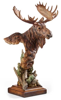 Heavy Weight - Moose Sculpture